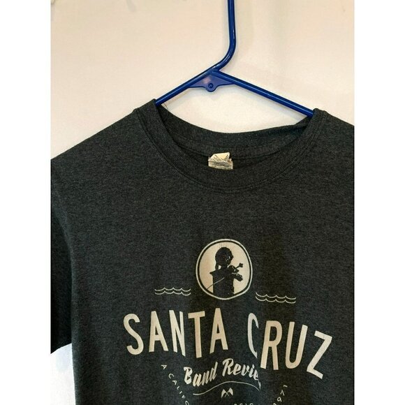 Gildan Santa Cruz 2016 Band Review Tee Pullover Crew Neck Size Small Unisex Blue - Picture 4 of 11